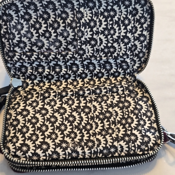 Vera Bradley Iconic RFID All-In-One Velvet Crossbody Bag Wristlet No Strap - Picture 9 of 12